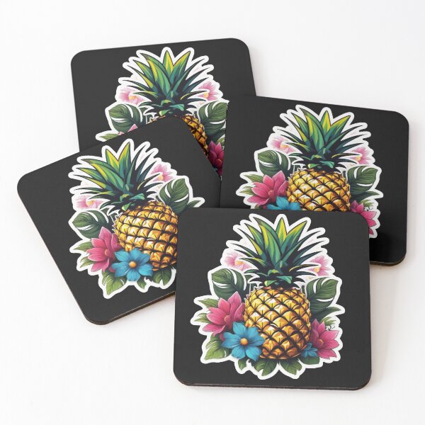 Item preview, Majestic Great Floral With Pineapple designed and sold by Bilisik.