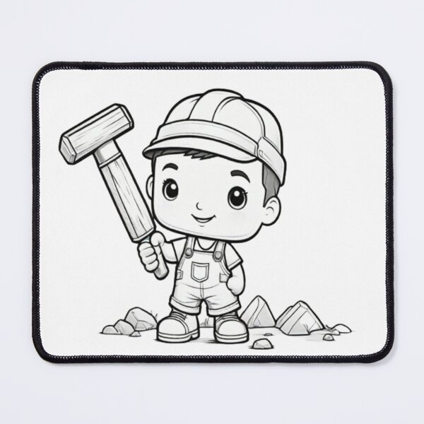 Item preview, Hilarious Construction Workers - Funny Cartoon Design designed and sold by PrintPulse-9.
