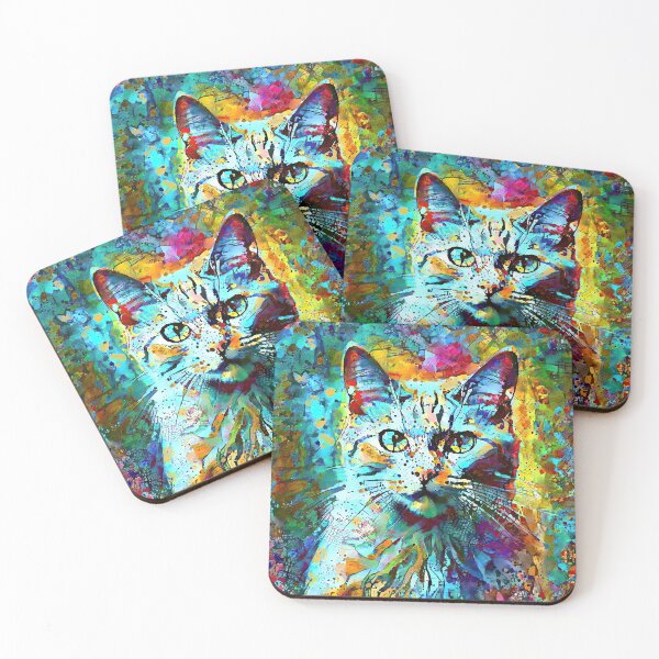 Item preview, Abstractions of abstract abstraction of cat. DeepDream #1700467173905 designed and sold by blackhalt.