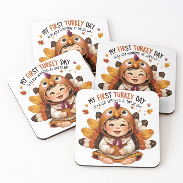 Item preview, My First Turkey Day - Baby's Festive Outfit designed and sold by MAPDDesigns.