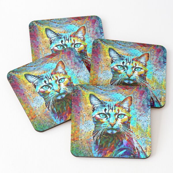 Item preview, Abstractions of abstract abstraction of cat. DeepDream #5147763096658 designed and sold by blackhalt.