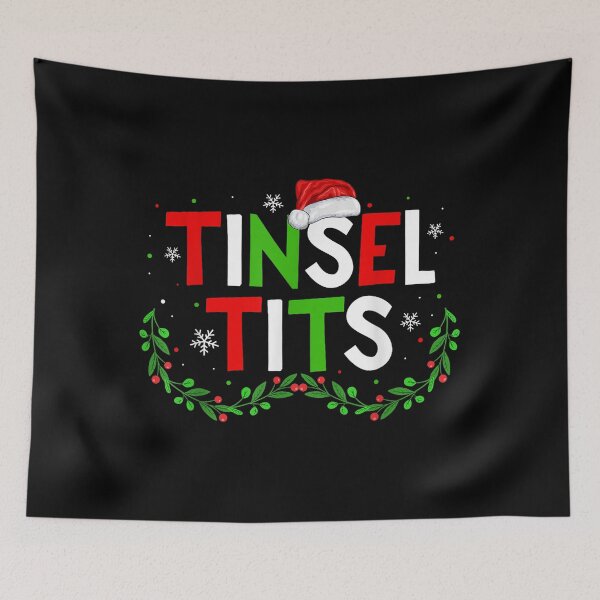 Item preview, Jingle Balls Tinsel Tits Matching Chestnuts Christmas Couple designed and sold by kipterdos.