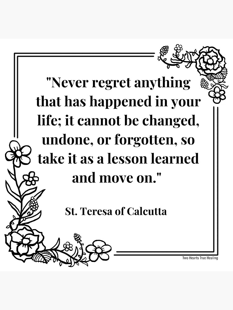 Thumbnail 3 of 3, Magnet, Never regret anything; take it as a lesson and move on designed and sold by ththpodcast.