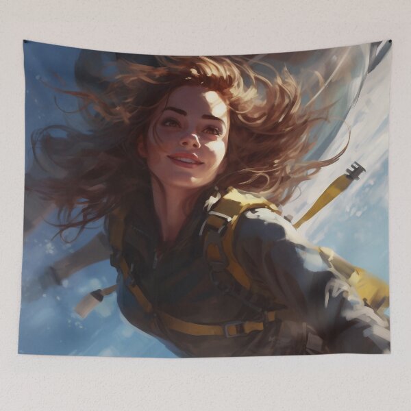 Item preview, Exhilaration in the Blue: The Joy of Skydiving designed and sold by oanaunciuleanu.