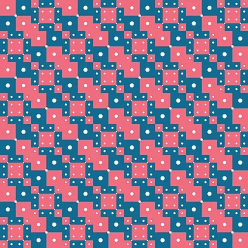 Artwork thumbnail, Colorful Geometric Pattern by DFLC Prints