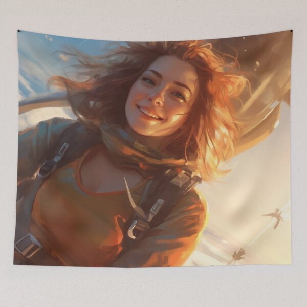 Item preview, Exhilaration in the Blue: The Joy of Skydiving designed and sold by oanaunciuleanu.