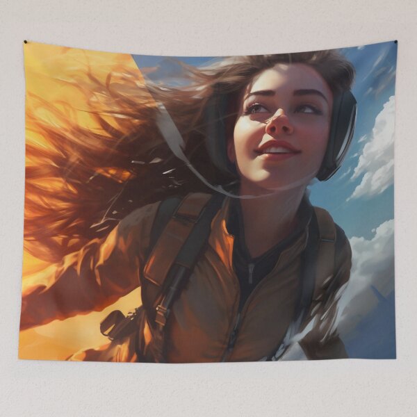 Item preview, Exhilaration in the Blue: The Joy of Skydiving designed and sold by oanaunciuleanu.