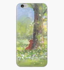 Fletcher fox behind a tree iPhone Case