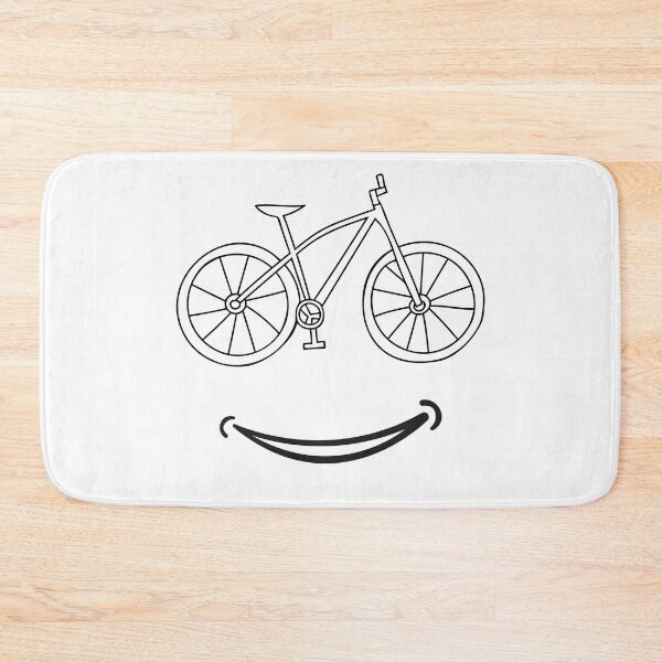 Item preview, smiling bicycle designed and sold by FLOWER--ART.