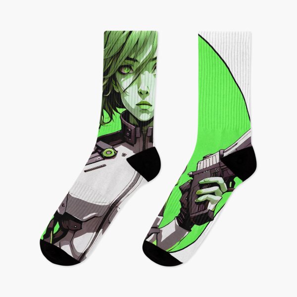 Item preview, Cyber/Kenetic woman with weapons green designed and sold by Salimgor Hangaround Music.
