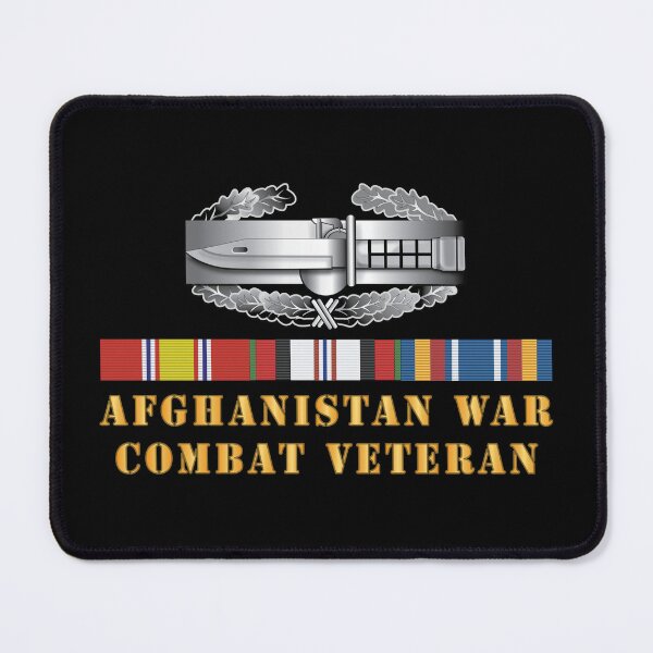 Item preview, Army - Afghanistan War - Combat Veteran - Combat Action Badge w CAB AFGHAN SVC X 300 designed and sold by Military Insignia Products.