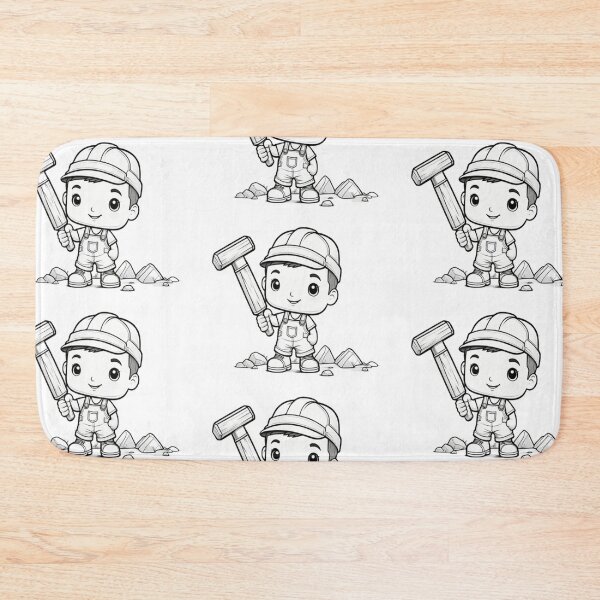 Item preview, Hilarious Construction Workers - Funny Cartoon Design designed and sold by PrintPulse-9.