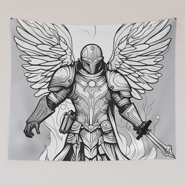 Item preview, Warrior Angel designed and sold by Kunika Singh.