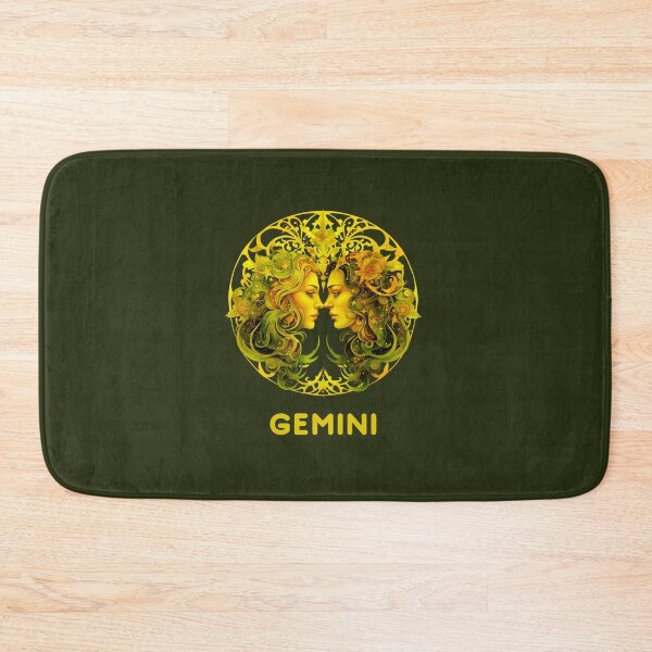 Item preview, Gemini Zodiac- Horescope/SunSign Theme  on khaki background designed and sold by CosmicNook1.