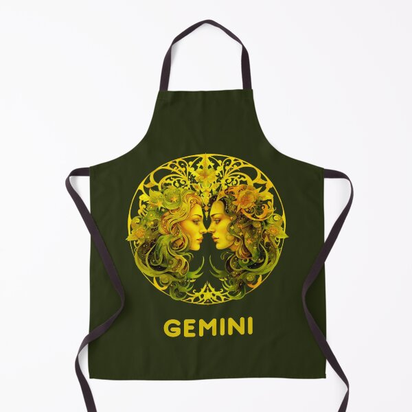 Item preview, Gemini Zodiac- Horescope/SunSign Theme on khaki background designed and sold by CosmicNook1.