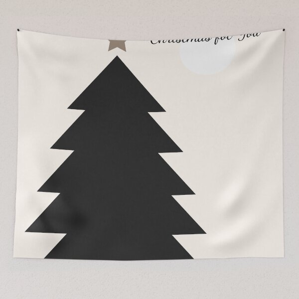 Artikelvorschau, Weihnachtsbaum-Wandplakat entworfen und verkauft von minimalizy.