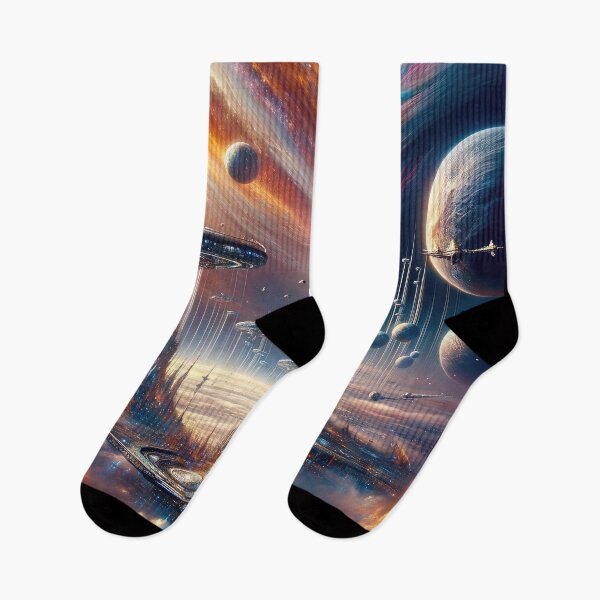 Item preview, Interstellar - Cosmic Cityscape - Space designed and sold by Newpixelland.