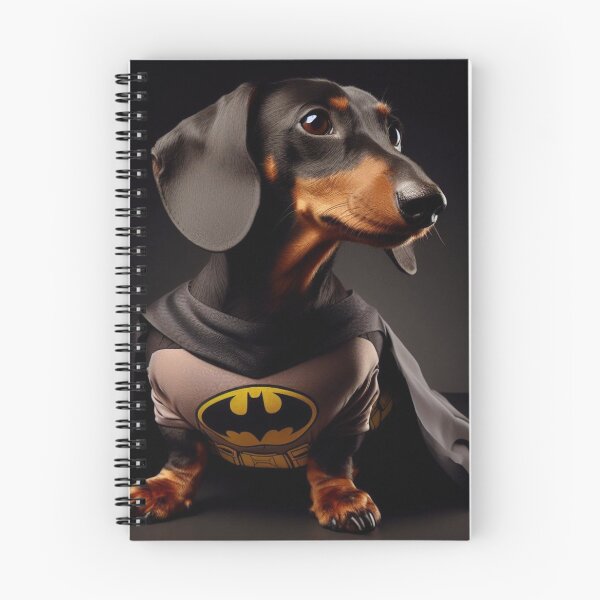 Item preview, Dachshund BatDog the Superhero #3 designed and sold by AIrtisticPrints.