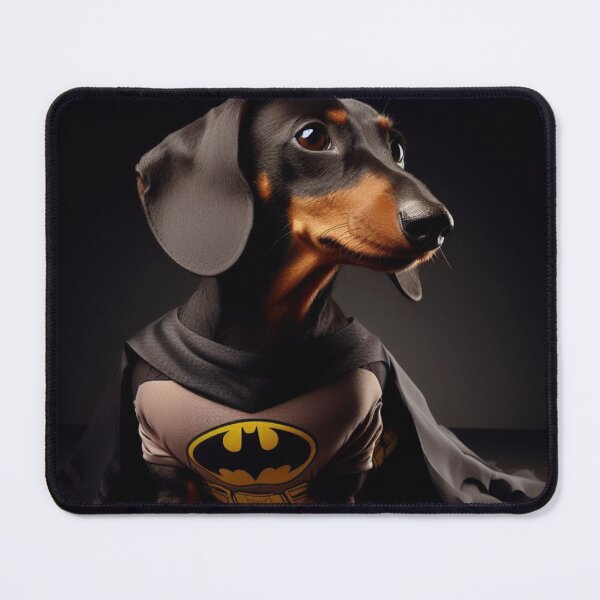 Item preview, Dachshund BatDog the Superhero #3 designed and sold by AIrtisticPrints.