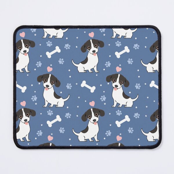 Item preview, White Black Chiweenie Dachshund Chihuahua Mix designed and sold by Lulupainting.