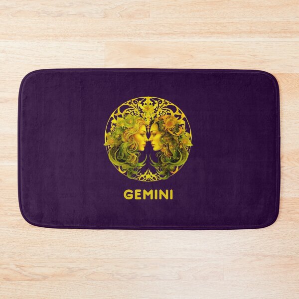 Item preview, Gemini Zodiac- Horescope/SunSign Theme  on purple background designed and sold by CosmicNook1.
