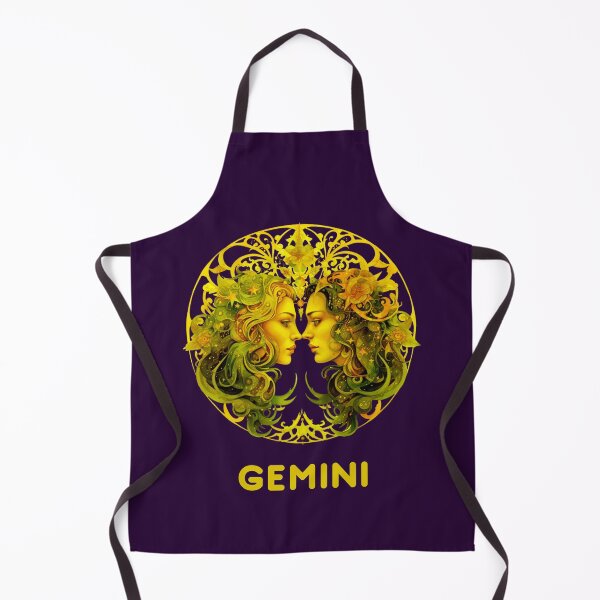 Item preview, Gemini Zodiac- Horescope/SunSign Theme on purple background designed and sold by CosmicNook1.