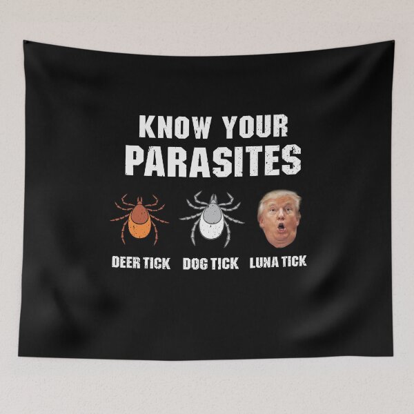Item preview, know your parasites - donald Trump designed and sold by ruinzahelva.