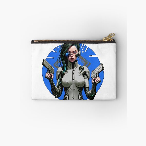 Item preview, Cyber/Kenetic woman with weapons and blue eye implant designed and sold by Salimgor Hangaround Music.
