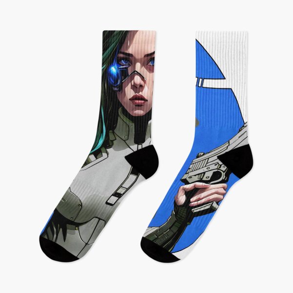 Item preview, Cyber/Kenetic woman with weapons and blue eye implant designed and sold by Salimgor Hangaround Music.
