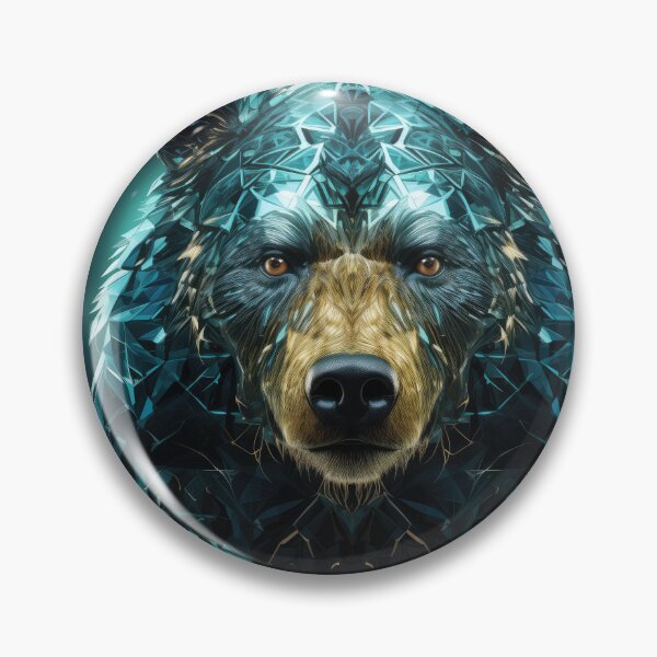 Item preview, Hologram Bear wall art designed and sold by Cuddleslug.