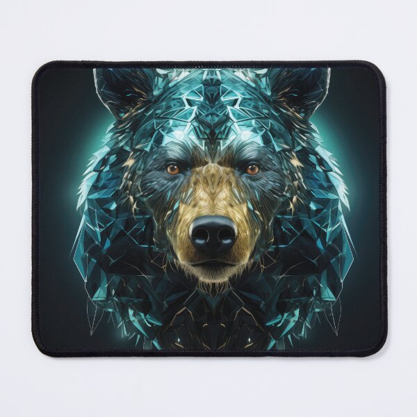 Item preview, Hologram Bear wall art designed and sold by Cuddleslug.