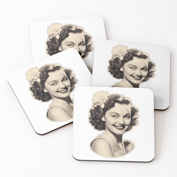 Item preview, Vintage black and white style 90's photo of young woman. designed and sold by MiddleKlin.