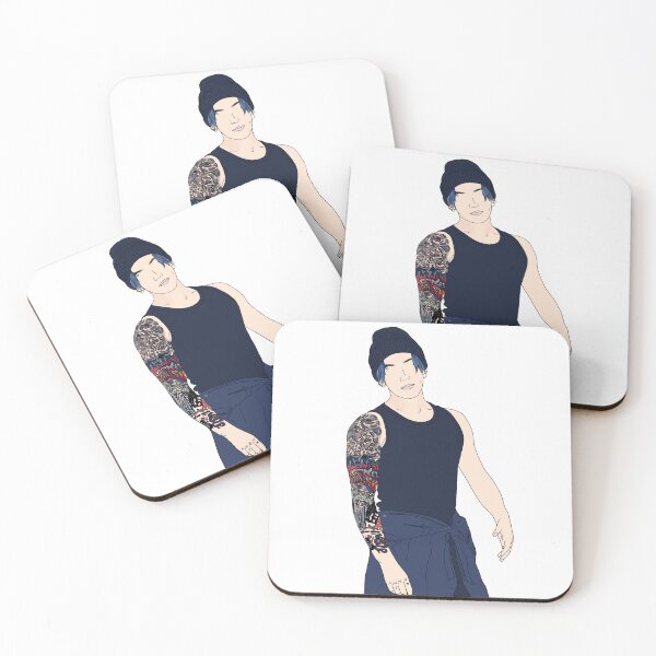 Item preview, JK Jungkook Tattoo Photoshoot Vogue designed and sold by your-jk-shop.