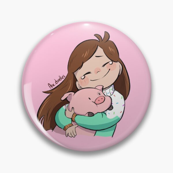 Item preview, Mabel and Pato's Hug [Gravity Falls] designed and sold by Ane-Doodle-Arts.