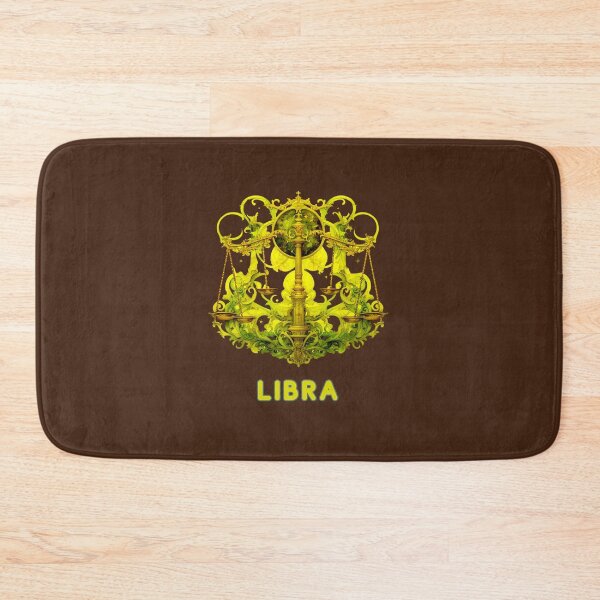 Item preview, Libra Zodiac- Horescope/SunSign Theme  on on brown background designed and sold by CosmicNook1.
