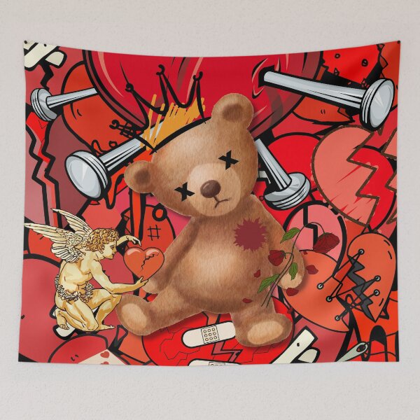 Item preview, Bear Silent Hurt - Dark Meme, Break Up Artwork designed and sold by LaartStudio.