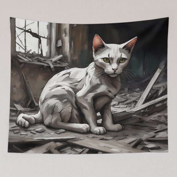 Item preview, The Last Cat Alive Reimagined designed and sold by AIshaPH.