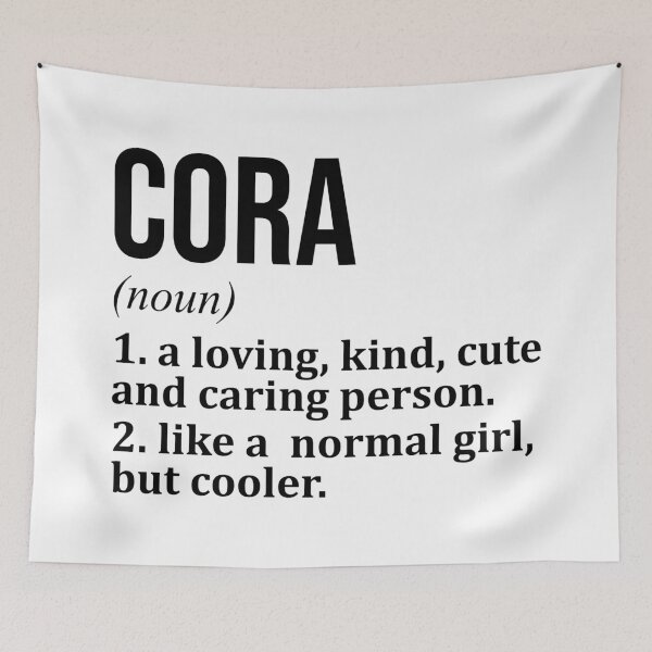 Item preview, Cora Name Definition designed and sold by XCIV.