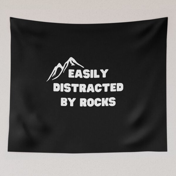 Item preview, Easily Distracted by Rocks designed and sold by NNisu.