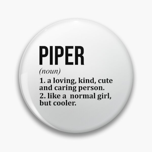 Item preview, Piper Name Definition designed and sold by XCIV.