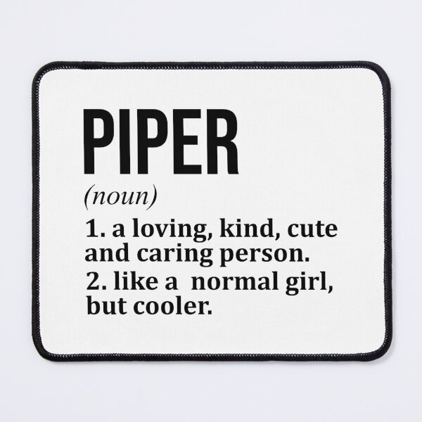 Item preview, Piper Name Definition designed and sold by XCIV.
