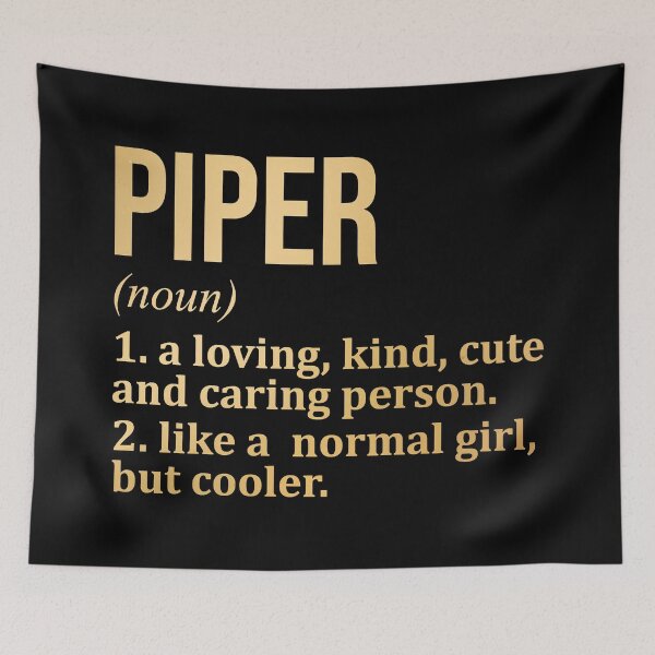 Item preview, Piper Name Definition in Gold designed and sold by XCIV.