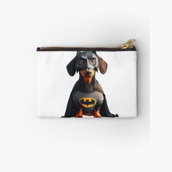 Item preview, Dachshund BatDog the Superhero no background #5 designed and sold by AIrtisticPrints.