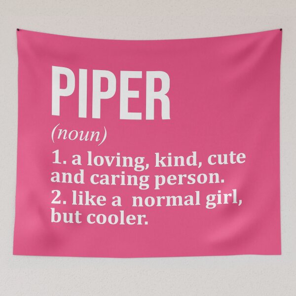 Item preview, Piper Name Definition for Women designed and sold by XCIV.