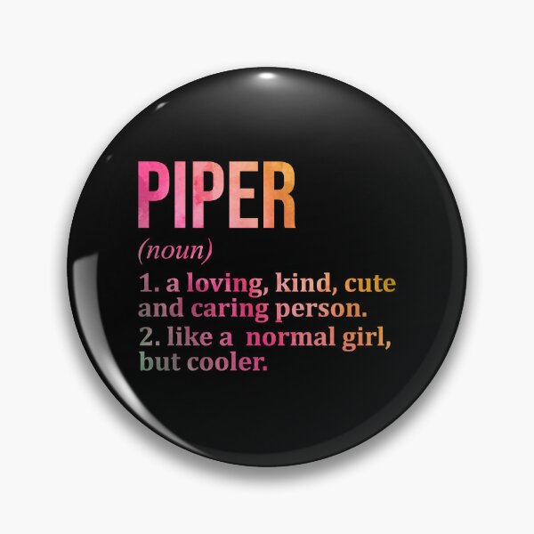 Item preview, Piper Name Definition in Watercolor designed and sold by XCIV.