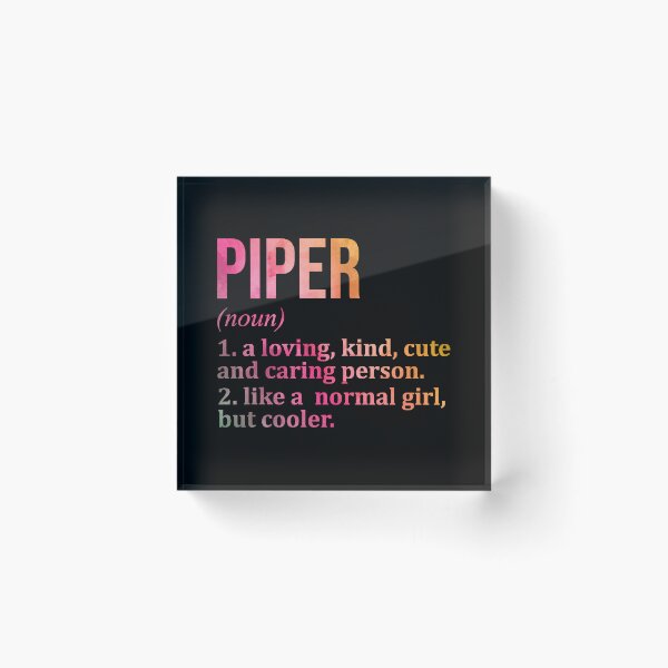 Item preview, Piper Name Definition in Watercolor designed and sold by XCIV.
