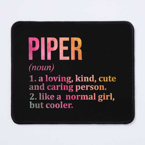 Item preview, Piper Name Definition in Watercolor designed and sold by XCIV.