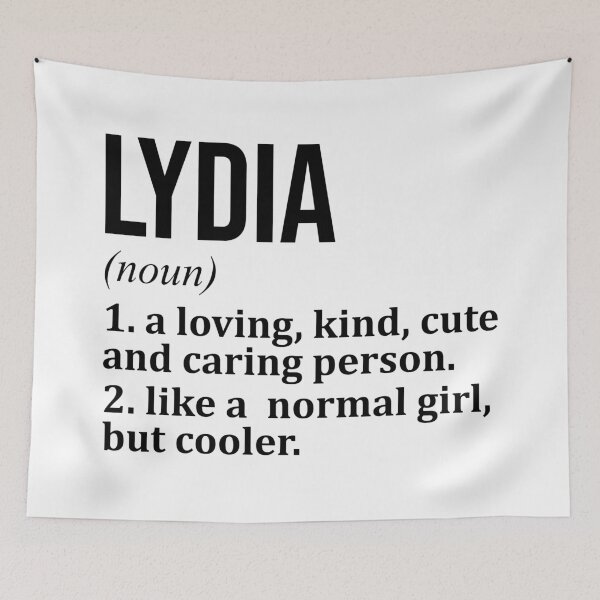 Item preview, Lydia Name Definition designed and sold by XCIV.
