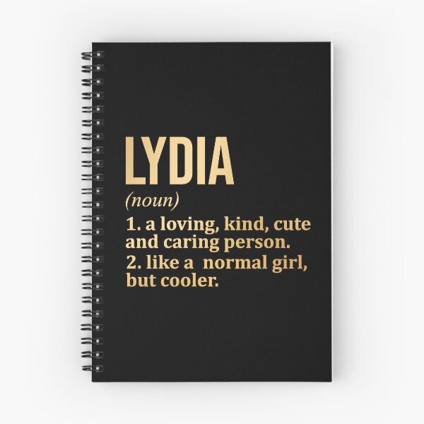Item preview, Lydia Name Definition in Gold designed and sold by XCIV.