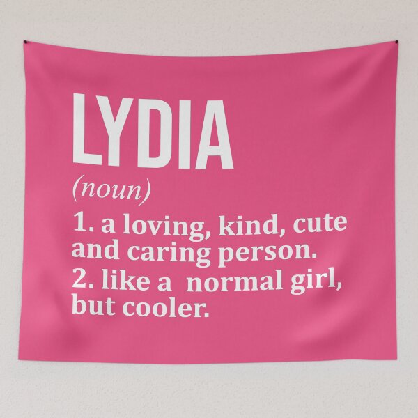 Item preview, Lydia Name Definition for Women designed and sold by XCIV.